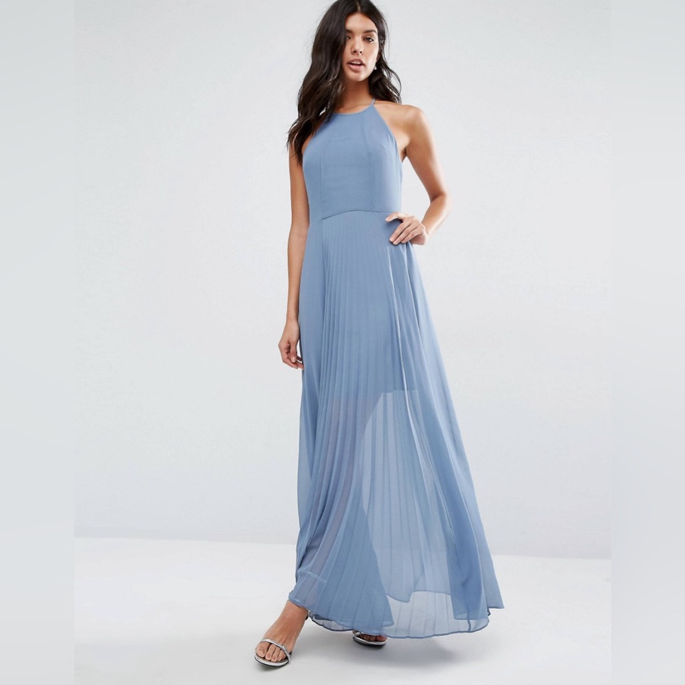 3/$25 BCBGeneration Halter Chiffon Maxi Dress